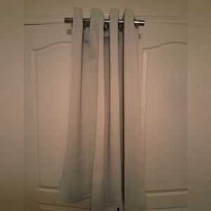 Elegant Soft Gray Curtain Panel